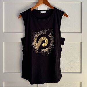 Peloton Vintage Black Tank Top